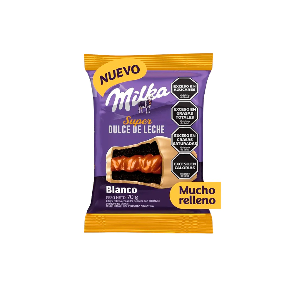 Milka Alfajor Super Dulce de Leche 70g