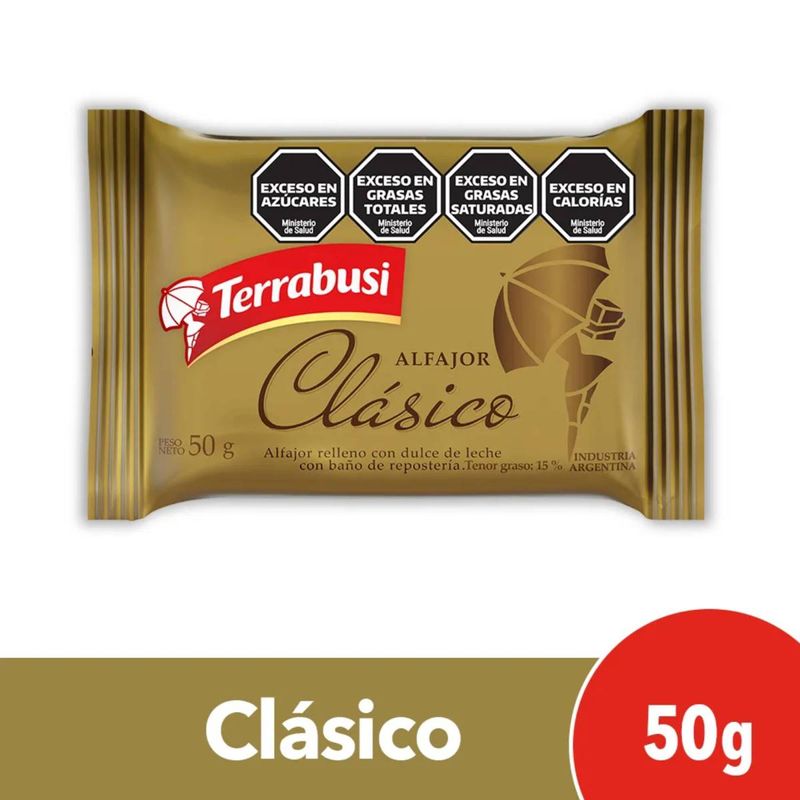 Terrabusi Alfajor Clásico 50g
